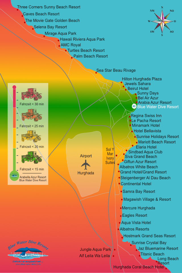 Hotelabholung kostenlos - Blue Water Dive Resort