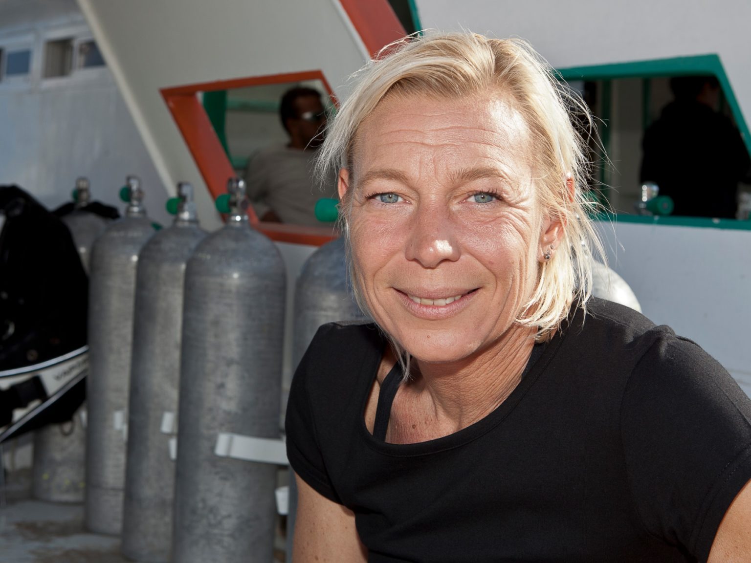 Allmächt, die Corinna hat fei Geburtsdoch! Blue Water Dive Resort