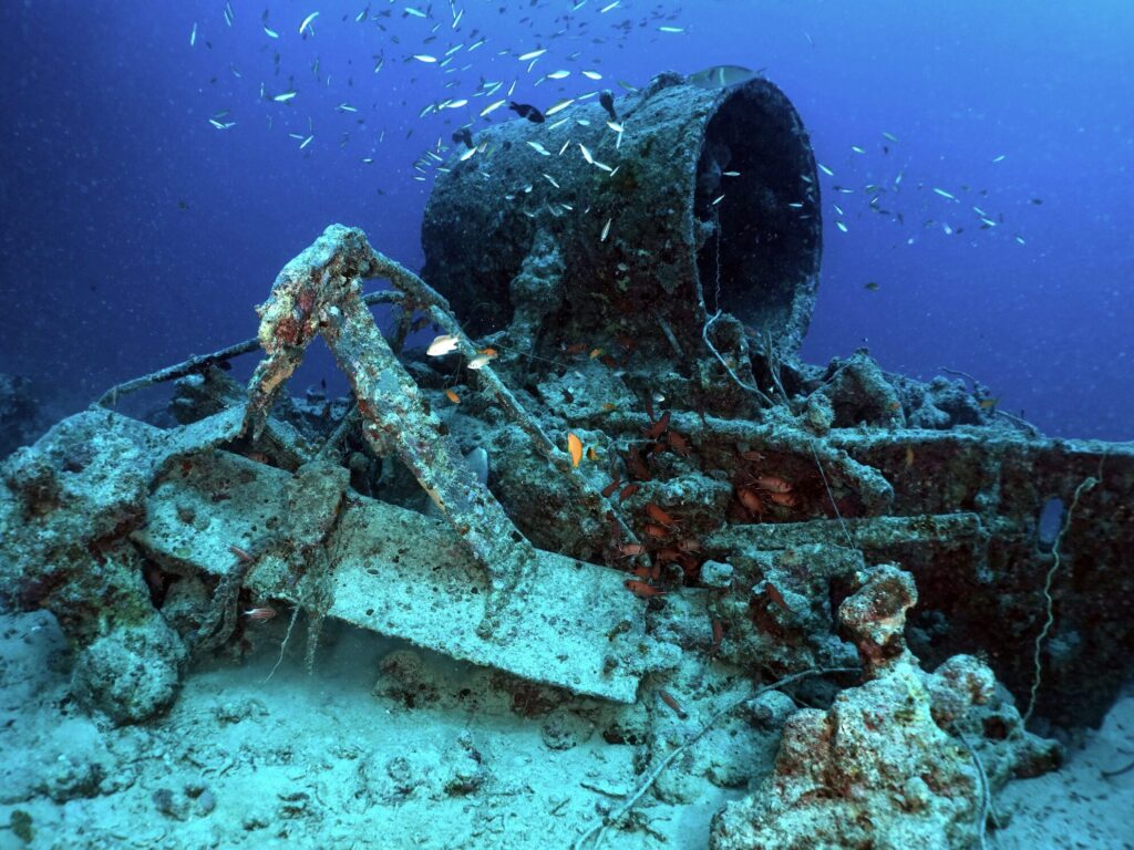 Wir läuten das Wochenende mit Wracktauchen ein